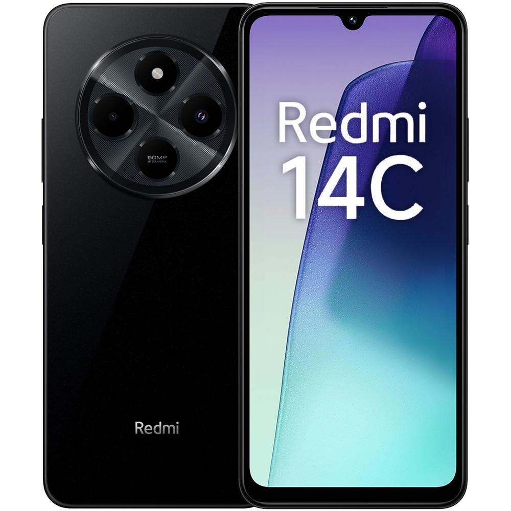 Celular Redmi 14c Desbloqueado 8gb 256gb Lcd 6.88'' 50mp 13mp Negro Ocaso