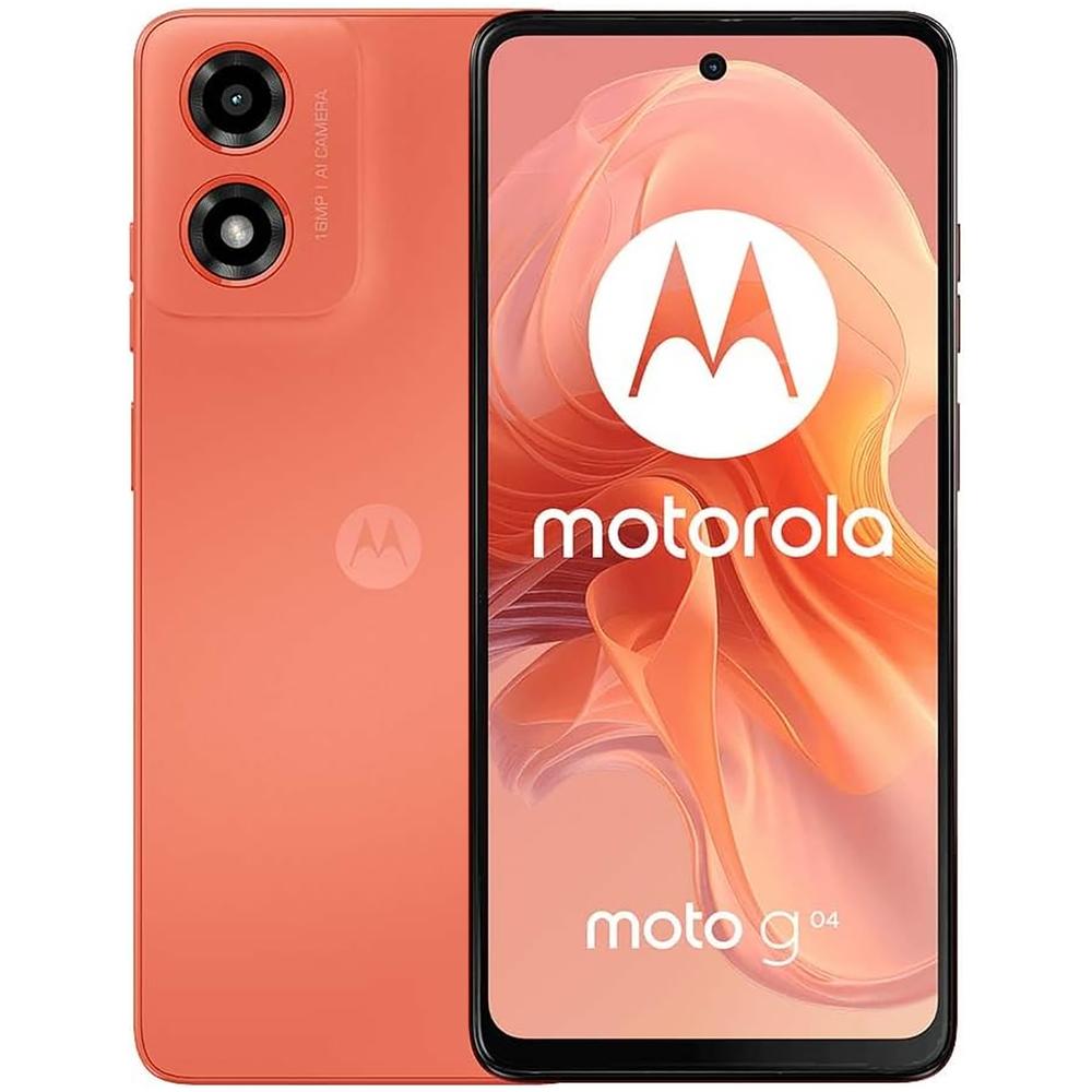 Celular Motorola Moto G04 4gb 64gb Led 6.6'' 16mp 5mp Anaranjado