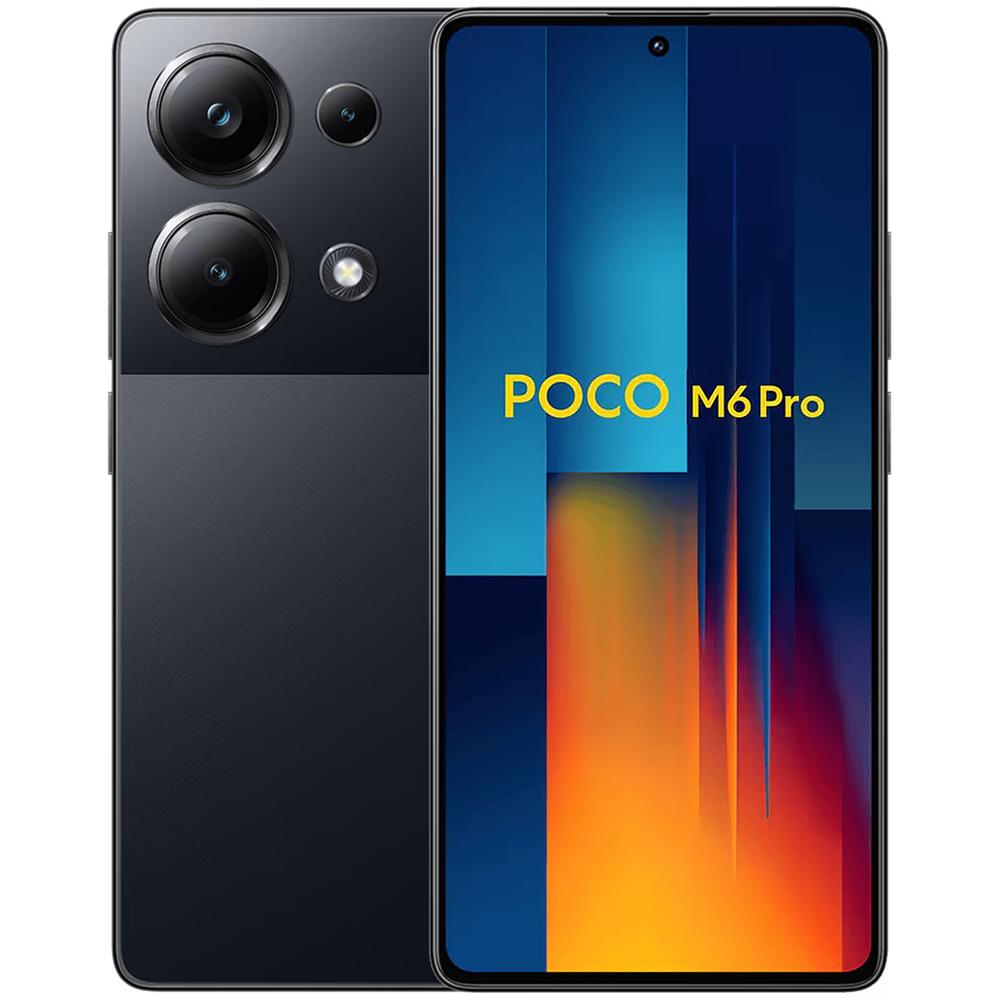 Celular Poco M6 Pro Desbloqueado 8gb 256gb Flow Amoled 6.67'' 64mp 16mp Negro