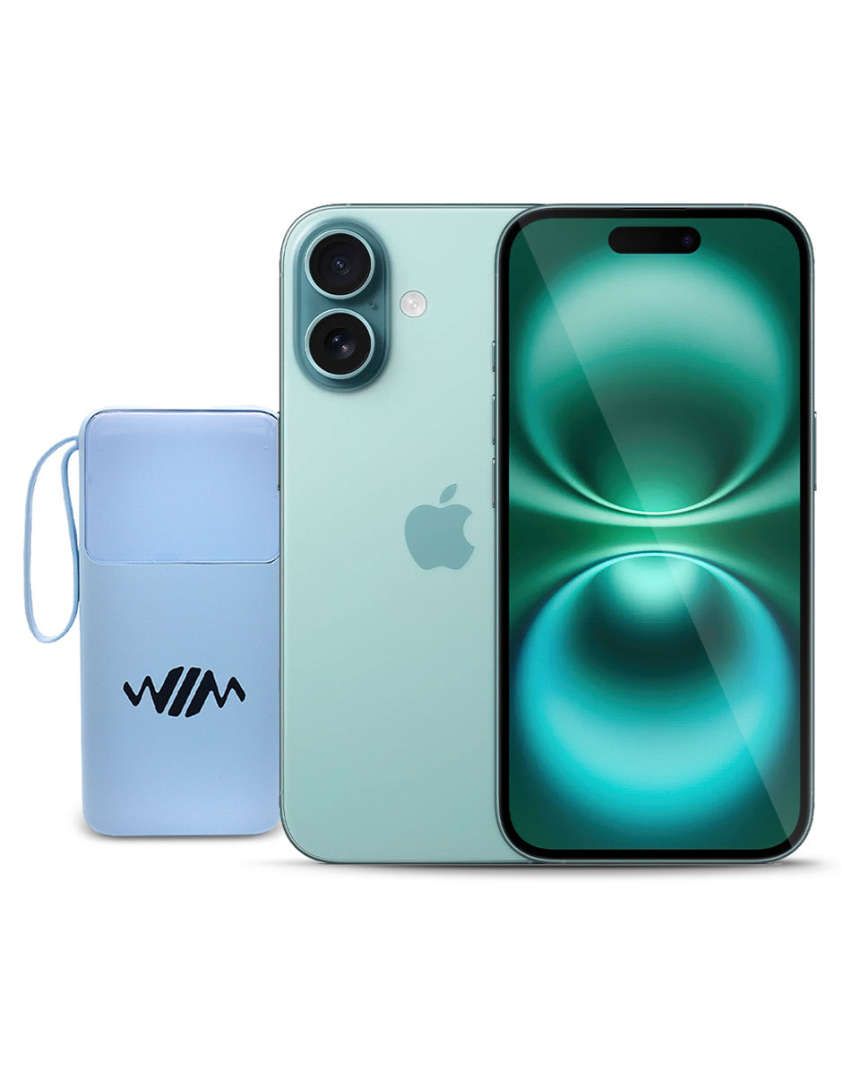 Celular Apple iPhone 16 128gb Azul Desbloqueado+Powerbank