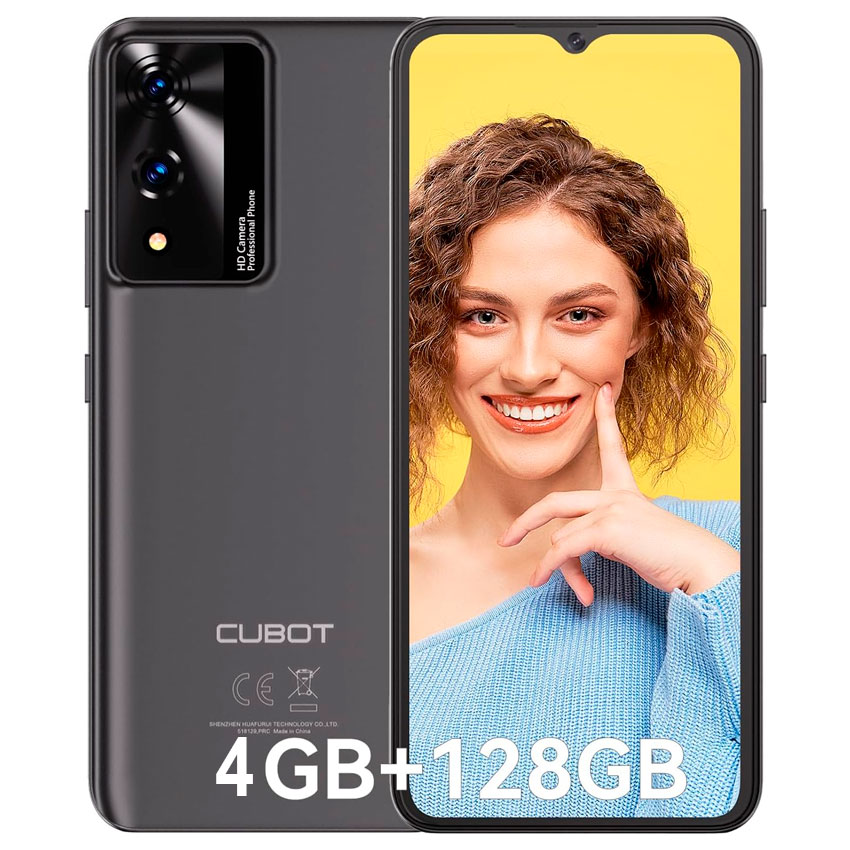 Cubot Celular A10 Pantalla 6.5'', 4 Gb Ram 128 Gb Almacenamiento Procesador Octa-core