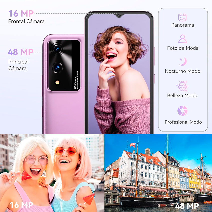 Foto 6 pulgar | Cubot Celular A10 Pantalla 6.5'', 4 Gb Ram 128 Gb Almacenamiento Procesador Octa-core