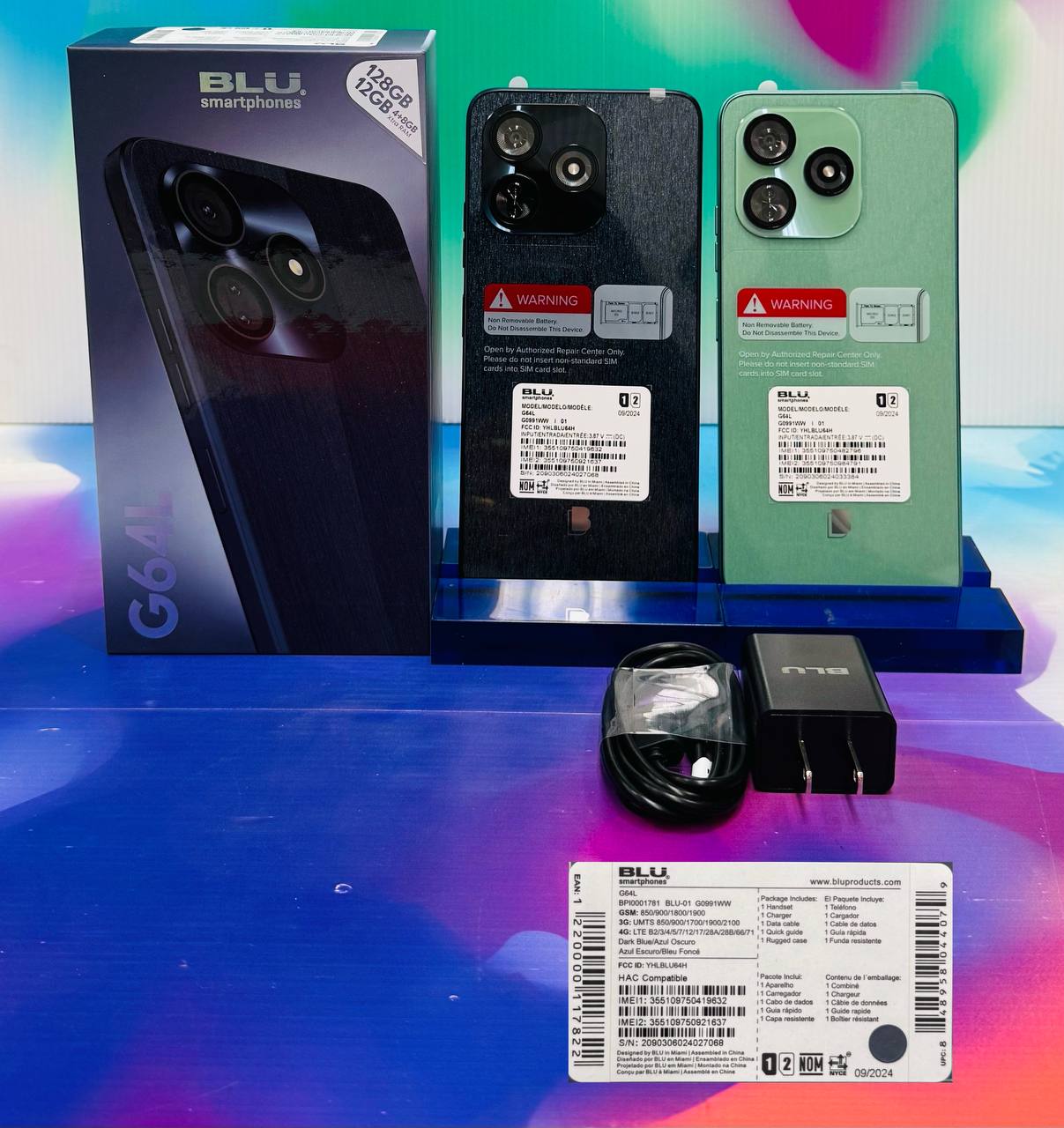 Foto 3 pulgar | Blu G64l Desbloqueado 4+4 Gb 64 Gb 4g Verde