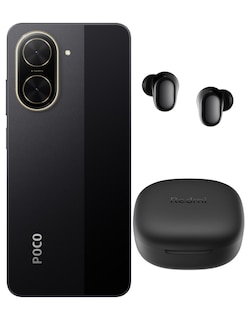 Foto 2 | Bundle Xiaomi Poco C71 128gb Rom Xiaomi Negro Incluye Xiaomi Buds 6 Play Negros
