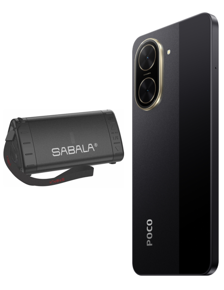 Foto 5 pulgar | Bundle Xiaomi Poco C71 128gb Rom Xiaomi Negro Incluye Bocina Sabala Dr 901