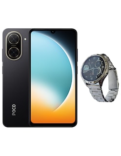 Foto 1 | Bundle Xiaomi Poco C71 128gb Rom Xiaomi Negro Incluye G-tide Power Smartwatch