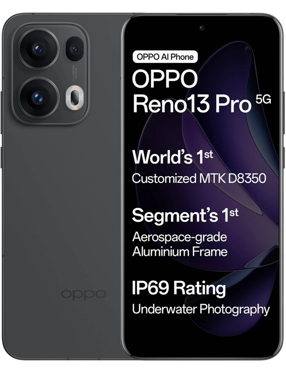 Celular Oppo Desbloqueado Reno13 Pro 5g 512gb 12gb Ram Graphite Black