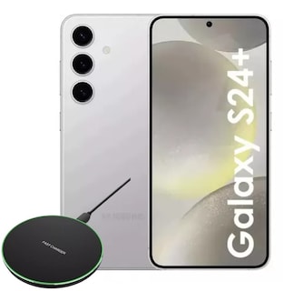 Foto 1 | Samsung Galaxy S24 Plus 256gb 12ram Marble Grey + Cargador Inalámbrico