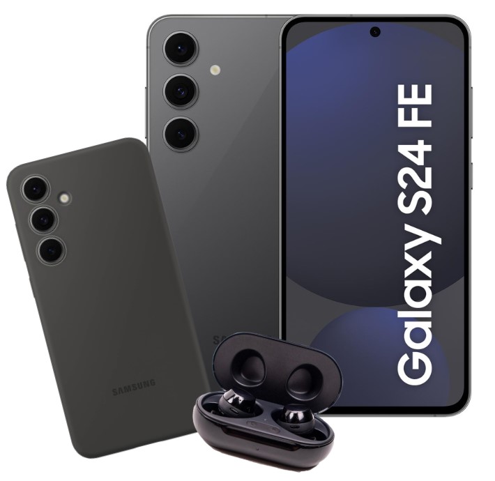 Foto 2 pulgar | Samsung Galaxy S24 Fe Desbloqueado Dual Sim 256gb 8ram Graphite+ Case y Buds
