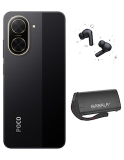 Foto 2 | Bundle Xiaomi Poco C71 128gb Rom Xiaomi Negro Incluye Xiaomi Bunds 4 Active Negros Y Bocina Sabala Dr 901