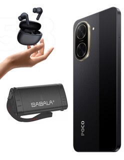 Foto 4 | Bundle Xiaomi Poco C71 128gb Rom Xiaomi Negro Incluye Xiaomi Bunds 4 Active Negros Y Bocina Sabala Dr 901