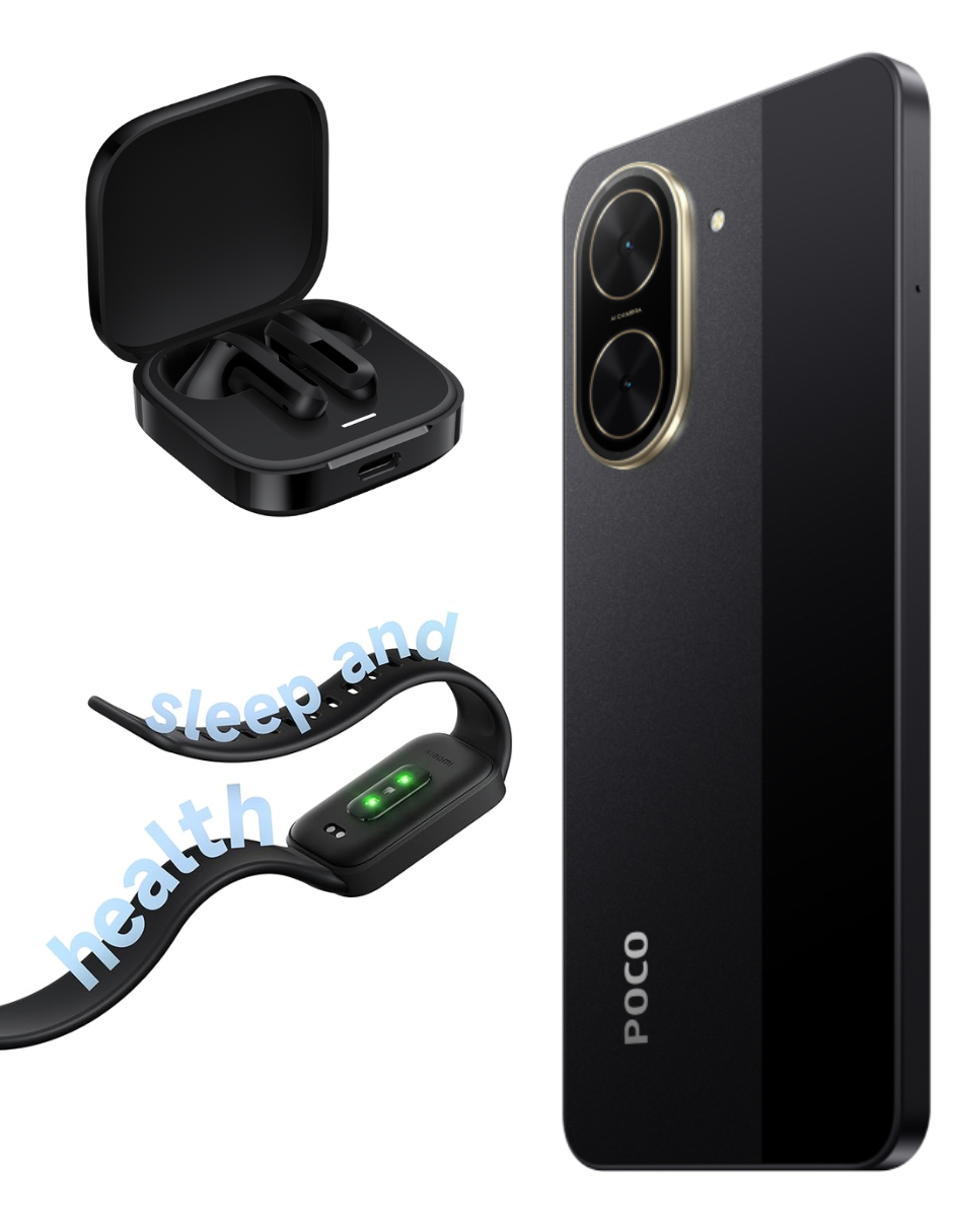 Foto 5 pulgar | Bundle Xiaomi Poco C71 128gb Rom Xiaomi Negro Incluye Xiaomi Bunds 6 Active Negros Y Band 9 Active