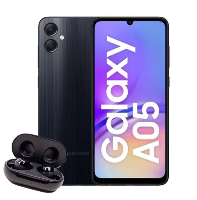Samsung Galaxy A05 Desbloqueado Dual Sim 128gb 4ram Negro+ Buds