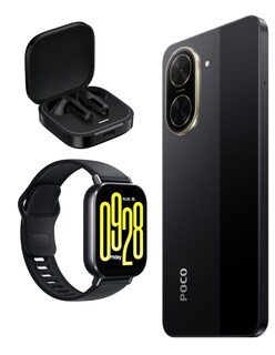 Foto 4 | Bundle Xiaomi Poco C71 128gb Rom Xiaomi Negro Incluye Xiaomi Bunds 6 Active Negros Y Watch 5 Active