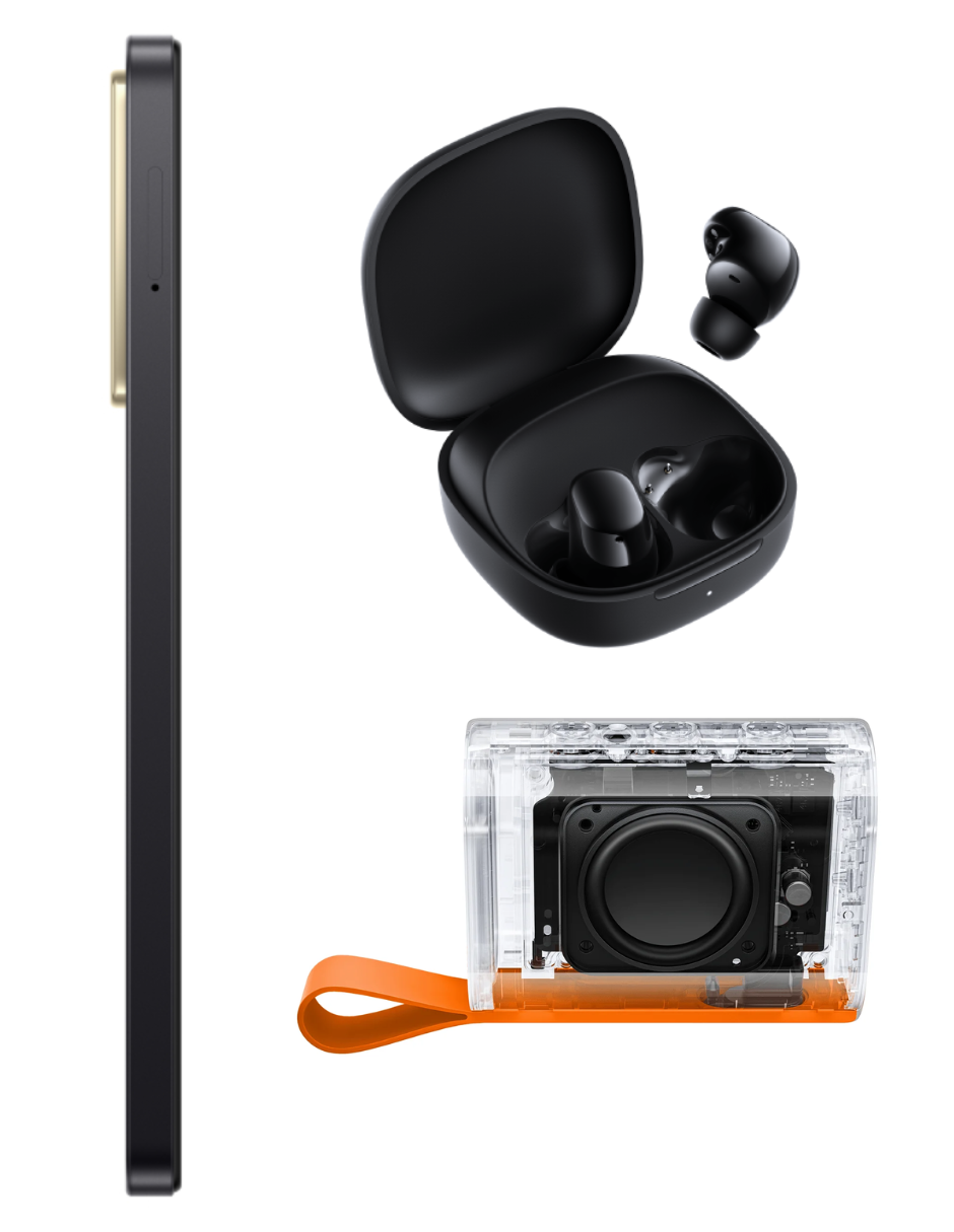 Foto 6 pulgar | Bundle Xiaomi Poco C71 128gb Rom Xiaomi Negro Incluye Xiaomi Bunds 6 Play Negros Y  Xiaomi Sound Pocket
