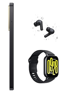 Foto 5 | Bundle Xiaomi Poco C71 128gb Rom Xiaomi Negro Incluye Xiaomi Bunds 4 Active Negros Y Watch 5 Active