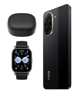 Foto 4 | Bundle Xiaomi Poco C71 128gb Rom Xiaomi Negro Incluye Xiaomi Bunds 6 Play Negros Y Watch 5 Lite Negra