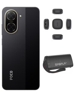 Foto 2 | Bundle Xiaomi Poco C71 128gb Rom Xiaomi Negro Incluye Xiaomi Bunds 6 Play Negros Y Bocina Sabala Dr 901
