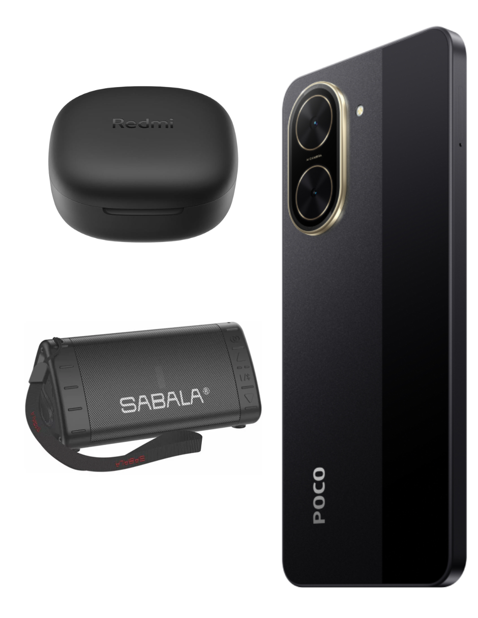 Foto 5 pulgar | Bundle Xiaomi Poco C71 128gb Rom Xiaomi Negro Incluye Xiaomi Bunds 6 Play Negros Y Bocina Sabala Dr 901
