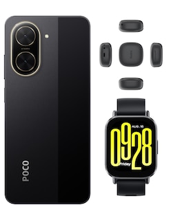 Foto 2 | Bundle Xiaomi Poco C71 128gb Rom Xiaomi Negro Incluye Xiaomi Bunds 6 Play Negros Y Watch 5 Active