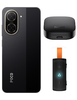 Foto 2 | Bundle Xiaomi Poco C71 128gb Rom Xiaomi Negro Incluye Xiaomi Bunds 6 Active Negros Y Xiaomi Sound Pocket