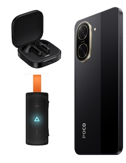 Foto 4 | Bundle Xiaomi Poco C71 128gb Rom Xiaomi Negro Incluye Xiaomi Bunds 6 Active Negros Y Xiaomi Sound Pocket