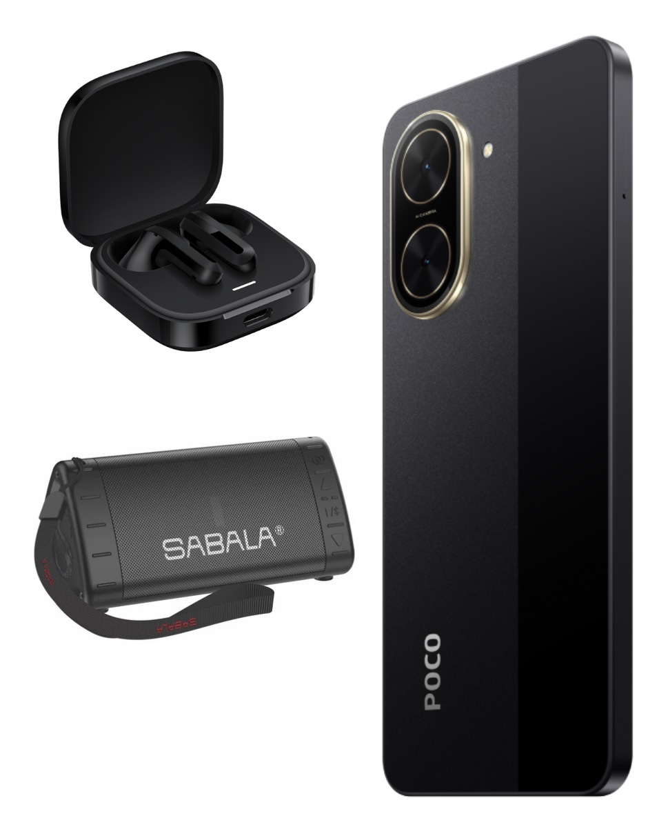 Foto 5 pulgar | Bundle Xiaomi Poco C71 128gb Rom Xiaomi Negro Incluye Xiaomi Bunds 6 Active Negros Y Bocina Sabala Dr 901