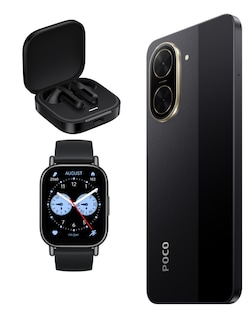 Foto 4 | Bundle Xiaomi Poco C71 128gb Rom Xiaomi Negro Incluye Xiaomi Bunds 6 Active Negros Y Watch 5 Lite Negra