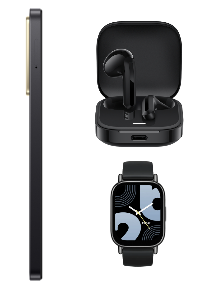Foto 6 pulgar | Bundle Xiaomi Poco C71 128gb Rom Xiaomi Negro Incluye Xiaomi Bunds 6 Active Negros Y Watch 5 Lite Negra