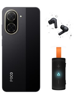 Foto 2 | Bundle Xiaomi Poco C71 128gb Rom Xiaomi Negro Incluye Xiaomi Bunds 4 Active Negros Y Xiaomi Sound Pocket