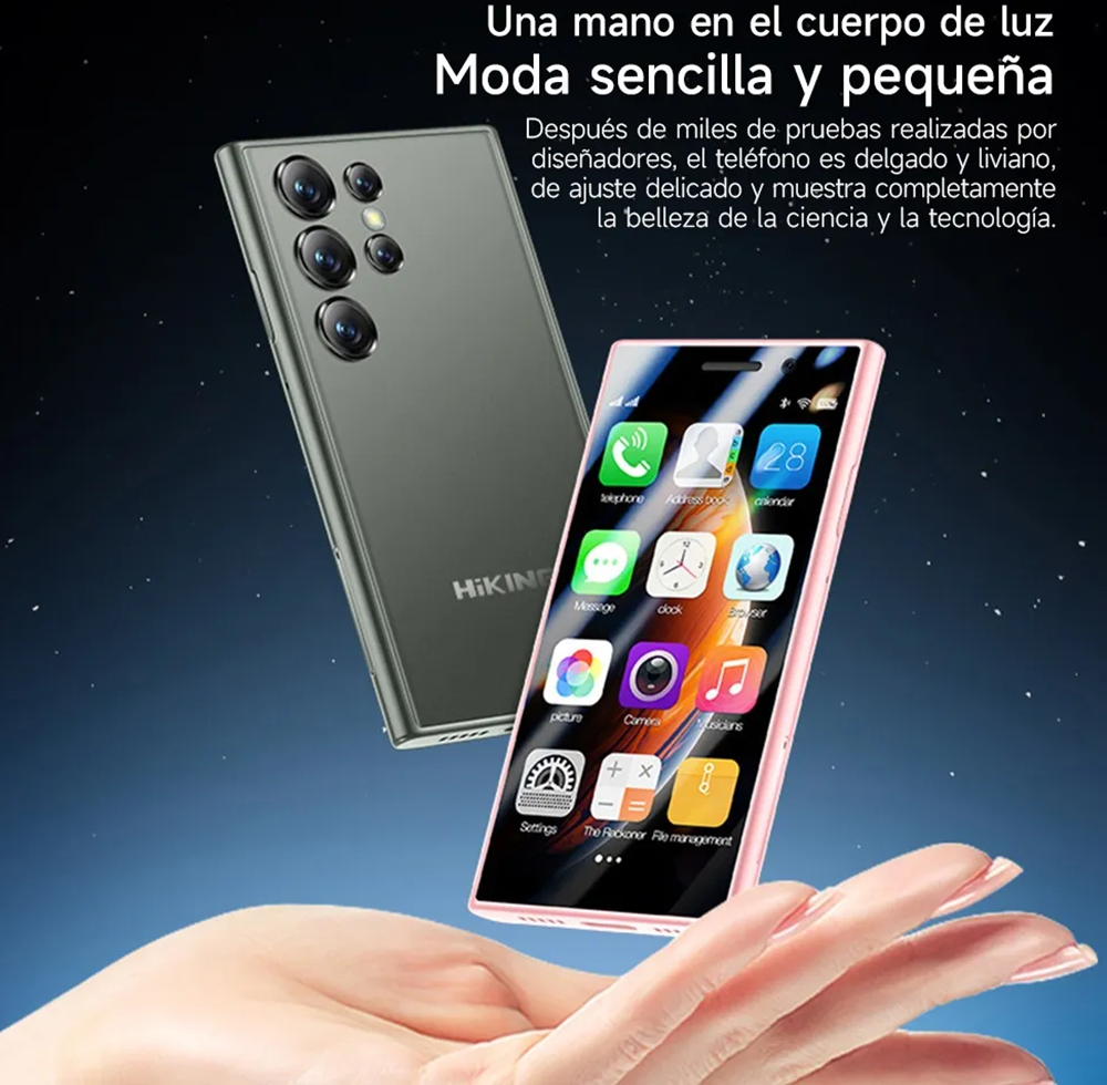 Foto 4 pulgar | Hiking Mini Phone S25 2gb 16gb  Negro