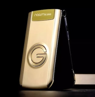 Foto 2 | Celular Folder Naomi Gold Dual Sim 2G Dorado
