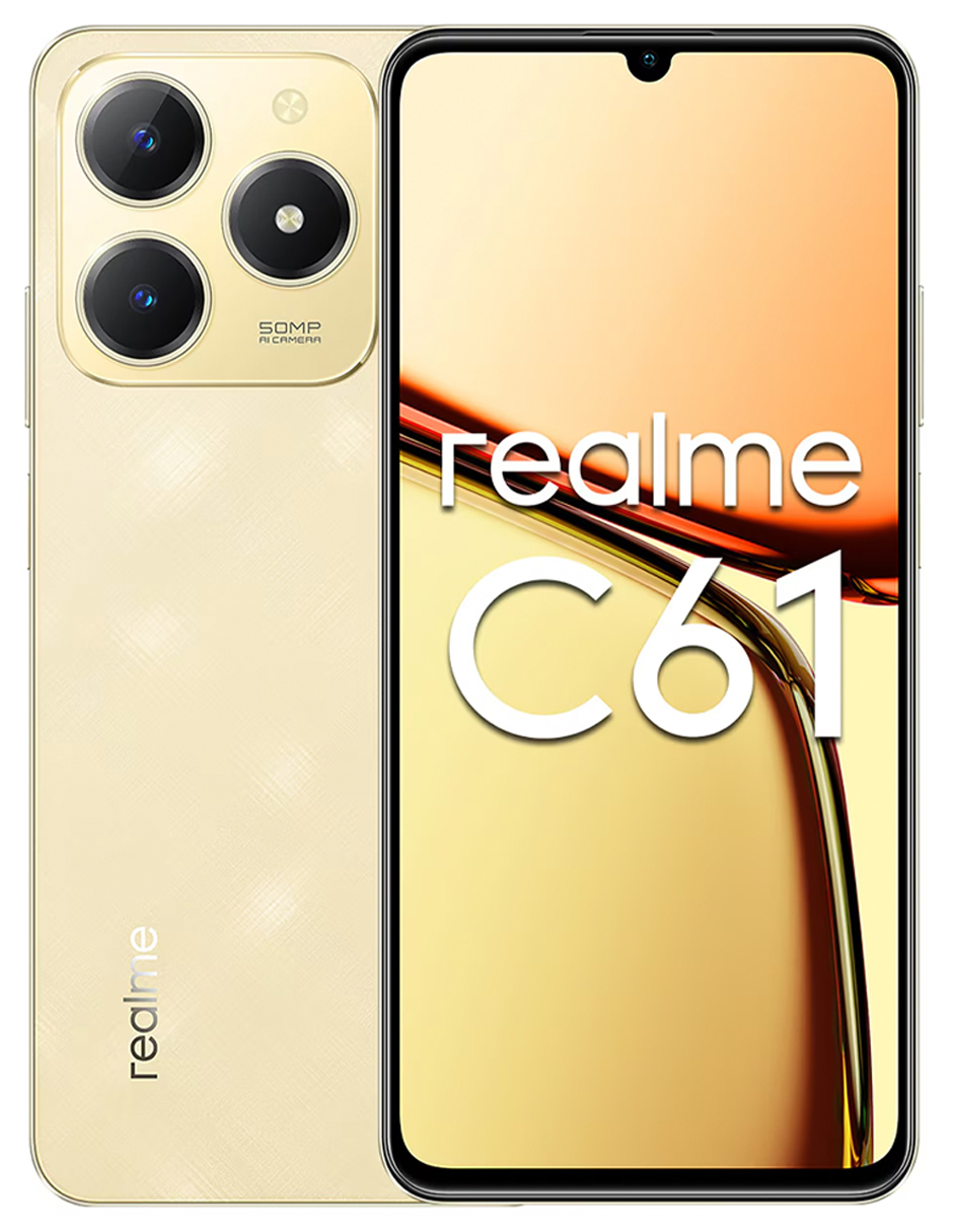 Foto 2 pulgar | Smartphone Realme C61 4gb Ram 256gb Dorado