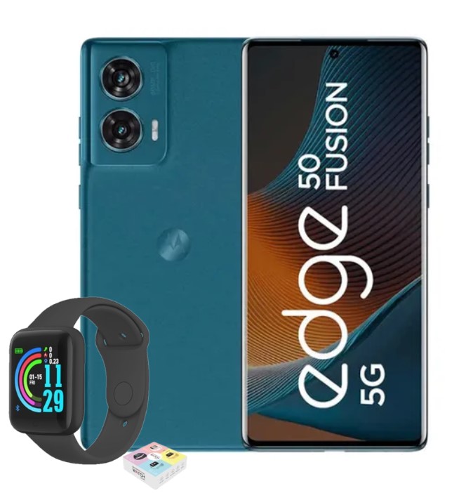 Foto 2 pulgar | Celular Motorola Moto Edge 50 Fusion Liberado Dual Sim 256 GB Azul