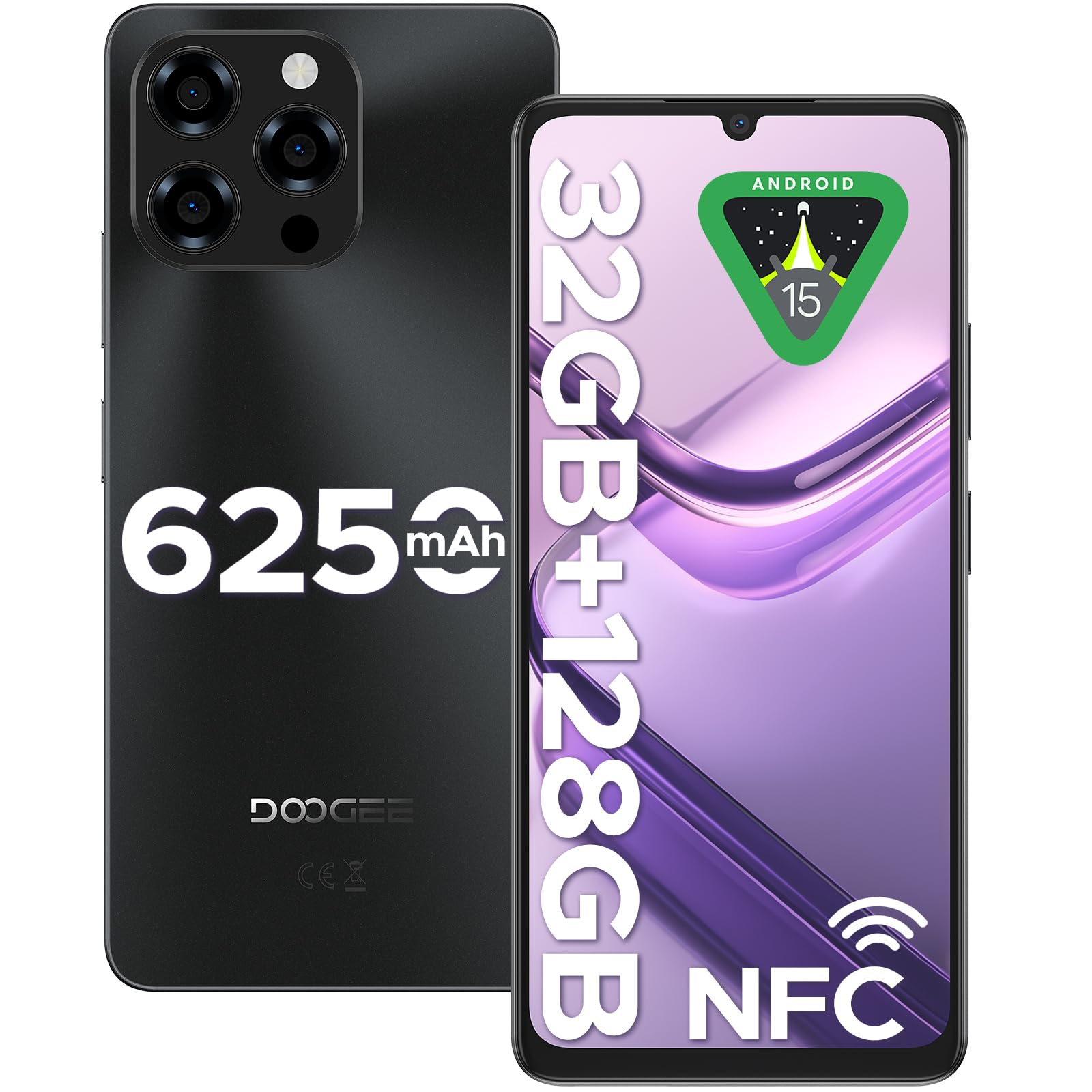 Smartphone Doogee Note 58 Android 15 32 Gb+128 Gb/2 Tb 6.75 Pulgadas - Venta Internacional.
