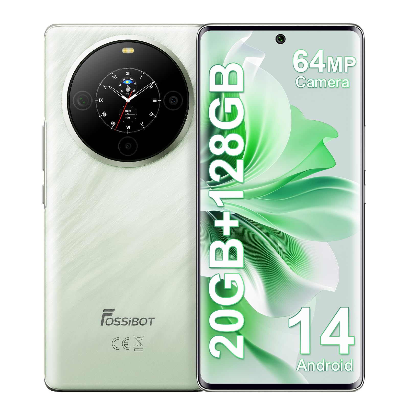 Smartphone Fossibot S3 Pro Desbloqueado de 20 gb+128 gb 64 mp+8 mp+2 mp - Venta Internacional