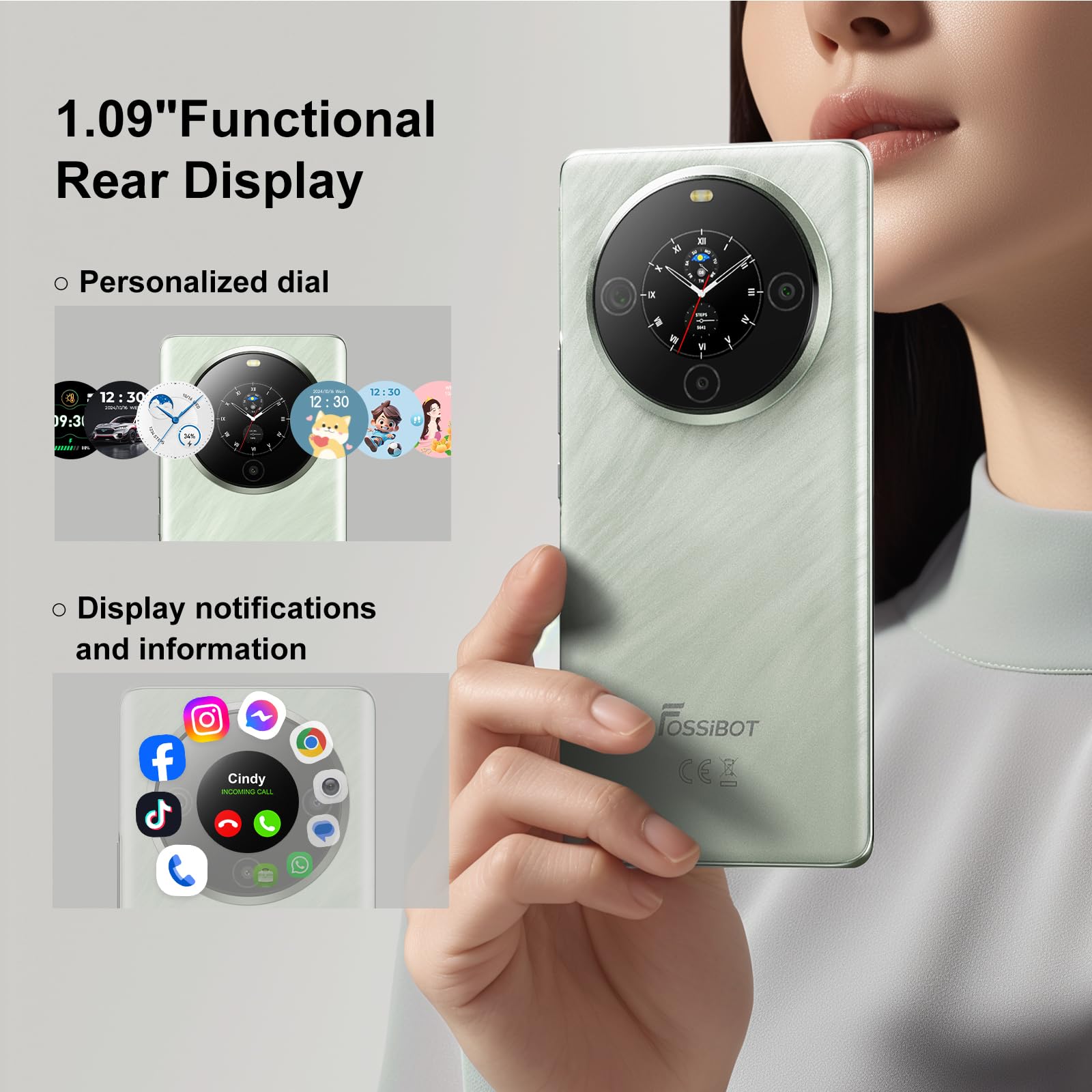 Foto 6 pulgar | Smartphone Fossibot S3 Pro Desbloqueado de 20 gb+128 gb 64 mp+8 mp+2 mp - Venta Internacional