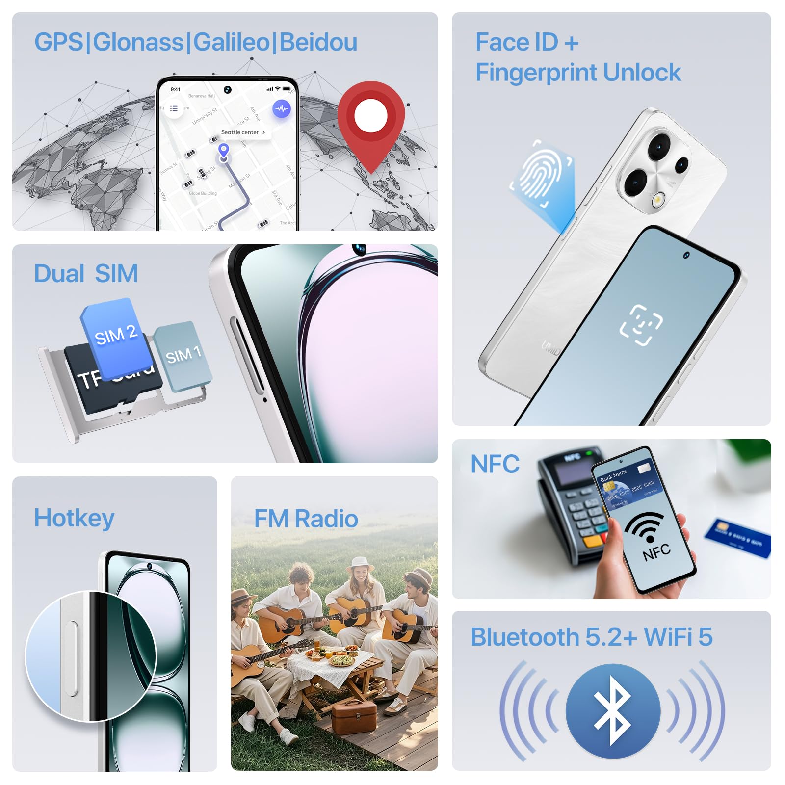 Foto 8 pulgar | Smartphone Umidigi Note 100 6 Gb de Ram 128 Gb de Rom Cámara de 50 mp - Venta Internacional