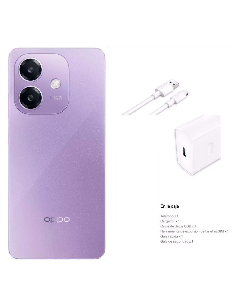 Foto 7 pulgar | Smartphone  Oppo A40 Lila 4 Gb  256 Gb