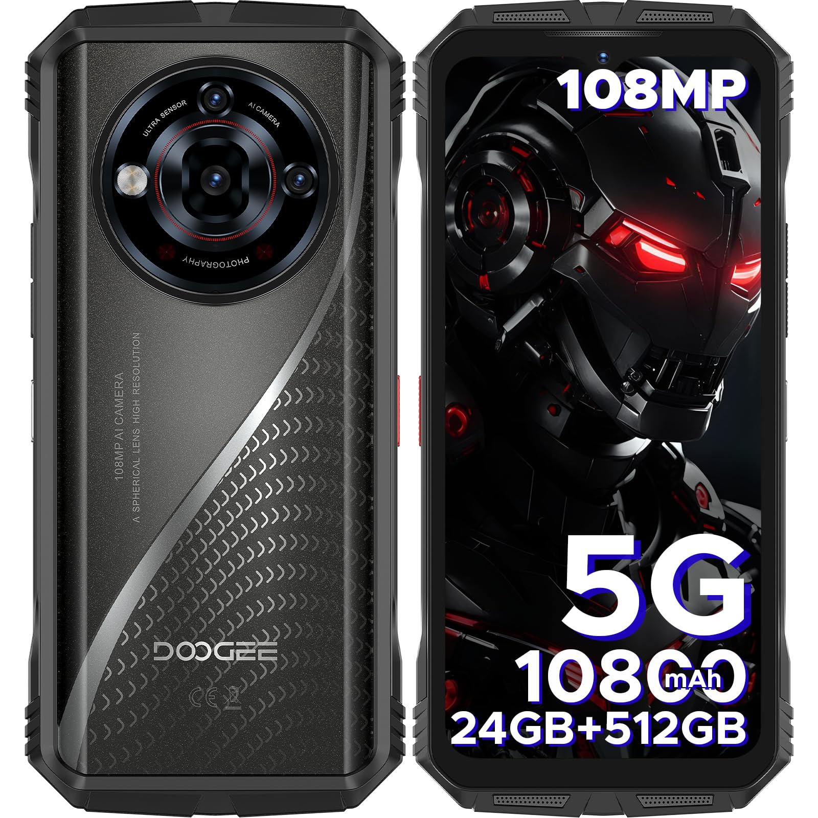 Smartphone Robusto Doogee S118 Pro (2025) 5g 24 Gb+512 Gb - Venta Internacional.