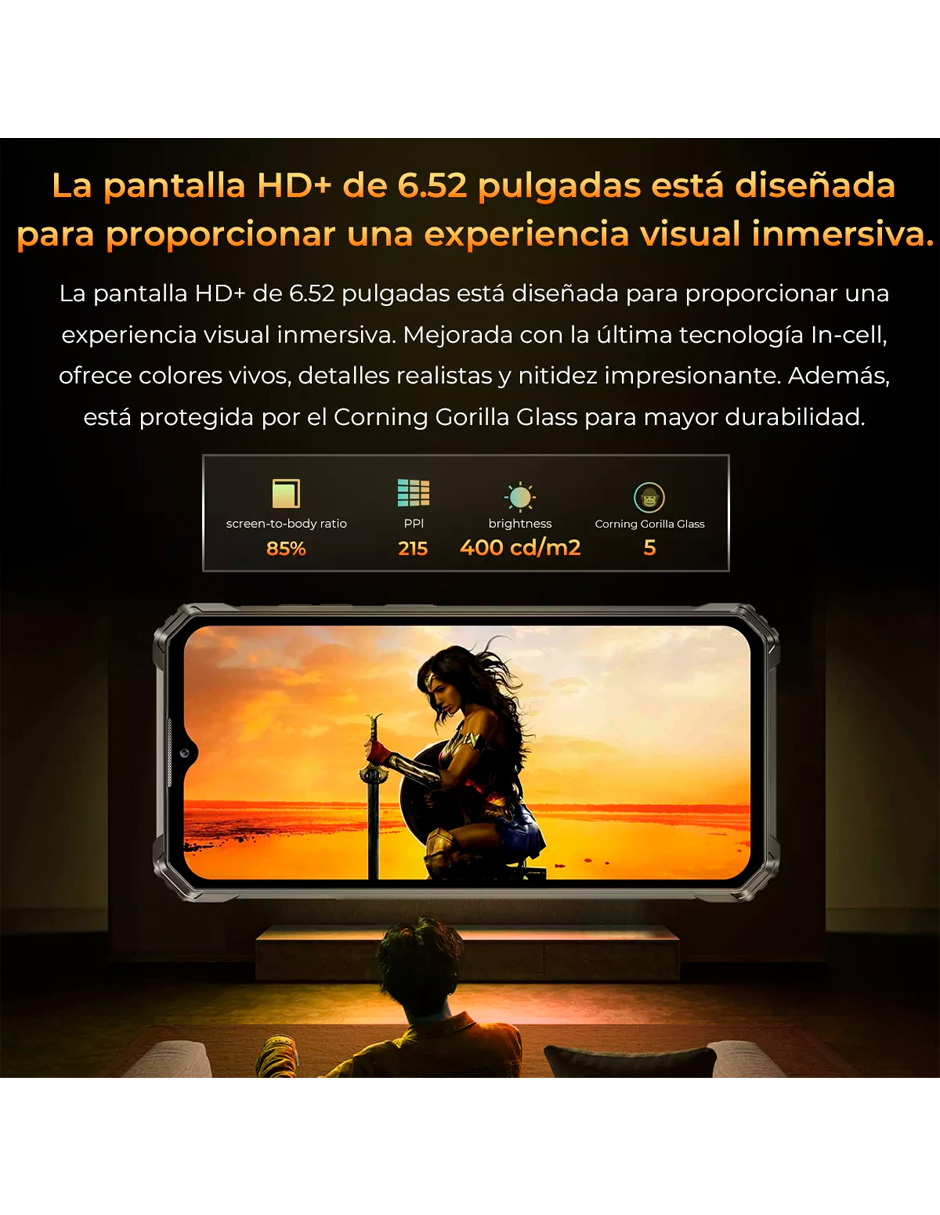 Foto 7 | Celular Oukitel G1-GAMER Liberado Dual Sim 256 GB Negro