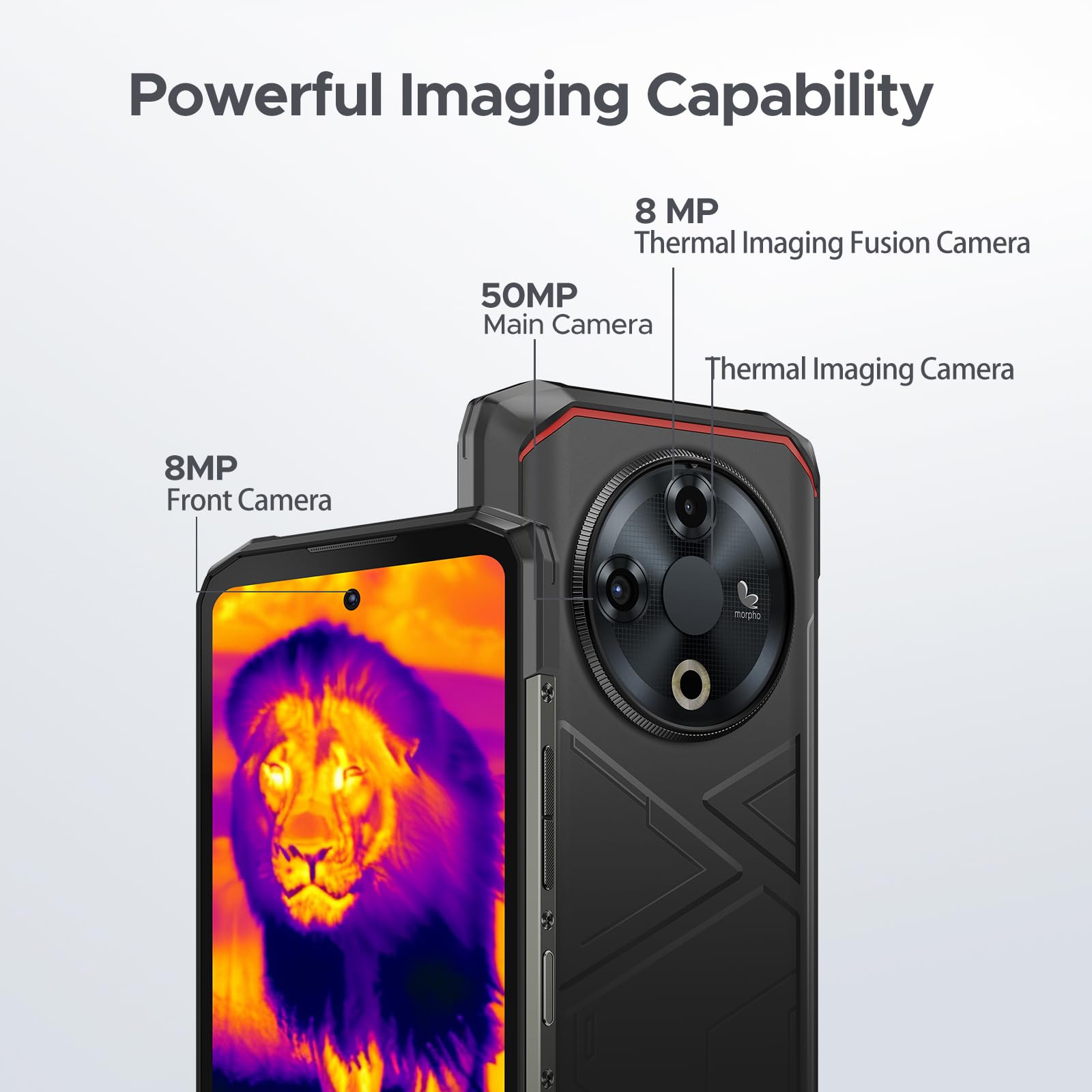 Foto 6 pulgar | Teléfono Robusto Doogee Fire 6 Con Cámara Térmica De 16 Gb+256 Gb Android 14 - Venta Internacional.