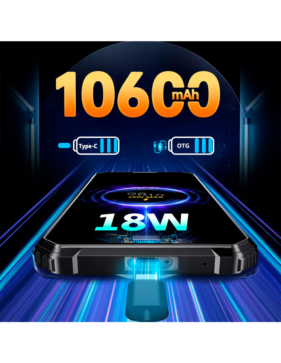 Foto 4 pulgar | Celular Oukitel G1-GAMER Liberado Dual Sim 256 GB Negro