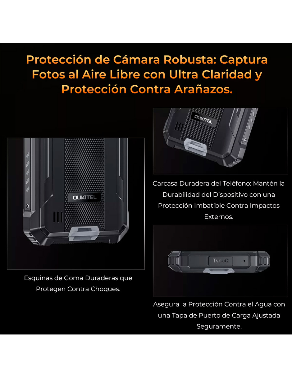 Foto 5 pulgar | Celular Oukitel G1-GAMER Liberado Dual Sim 256 GB Negro