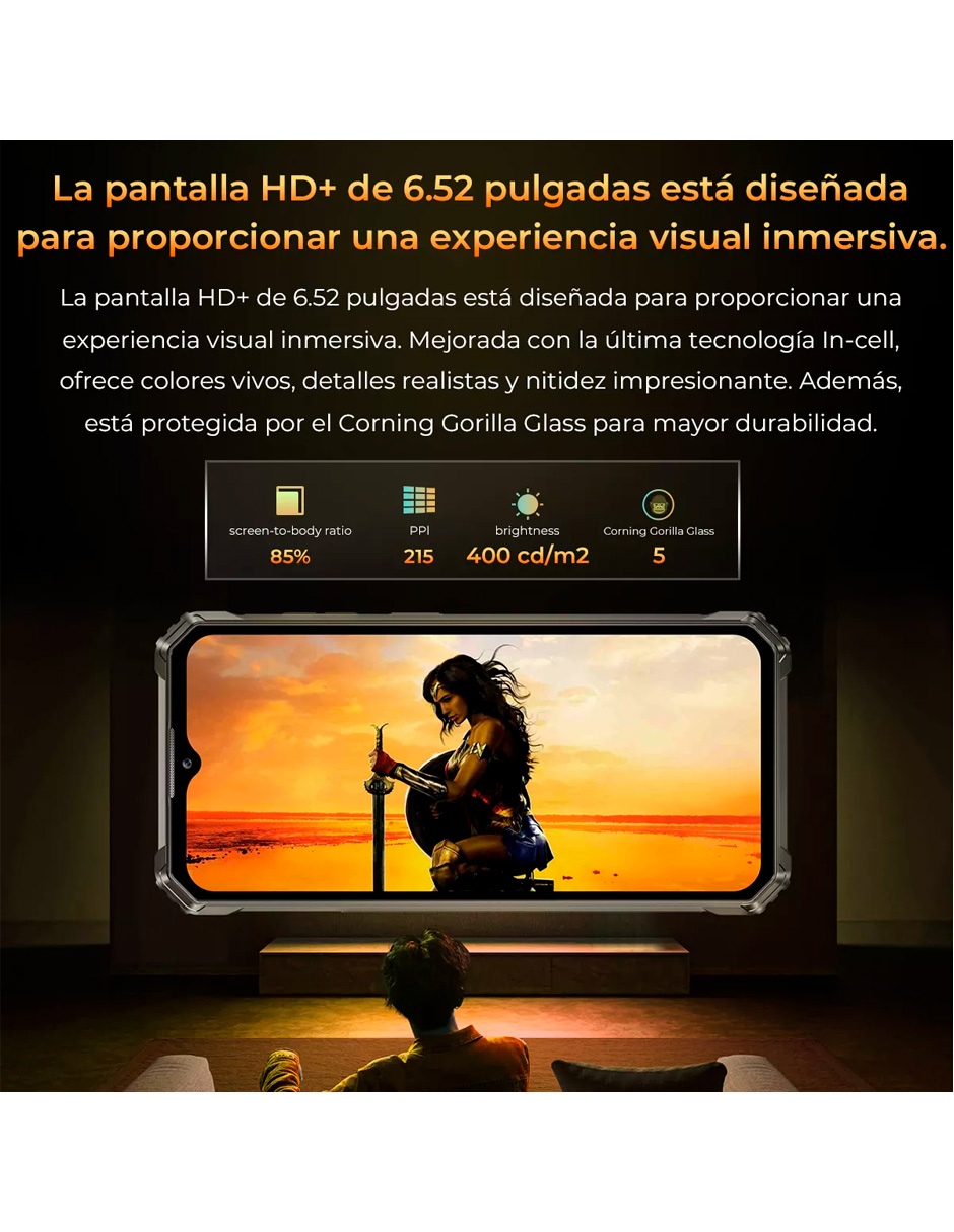 Foto 9 pulgar | Celular Oukitel G1-GAMER Liberado Dual Sim 256 GB Negro