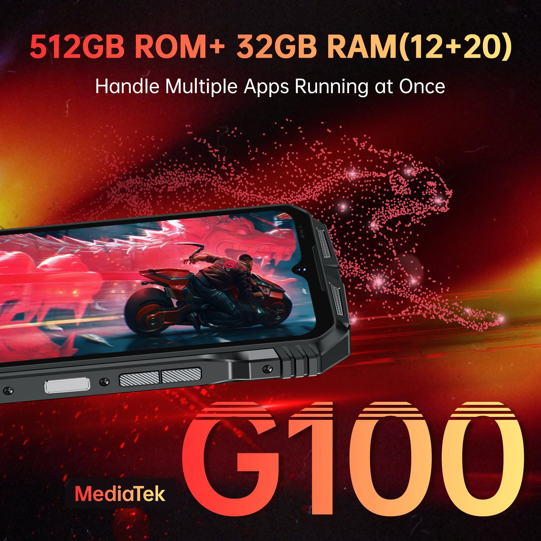 Foto 3 pulgar | Smartphone Doogee S118 Robusto Desbloqueado De 32 Gb De Ram+512 Gb De Rom - Venta Internacional.