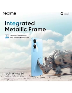 Foto 6 | Celular Realme Note60 Liberado 4 GB Negro