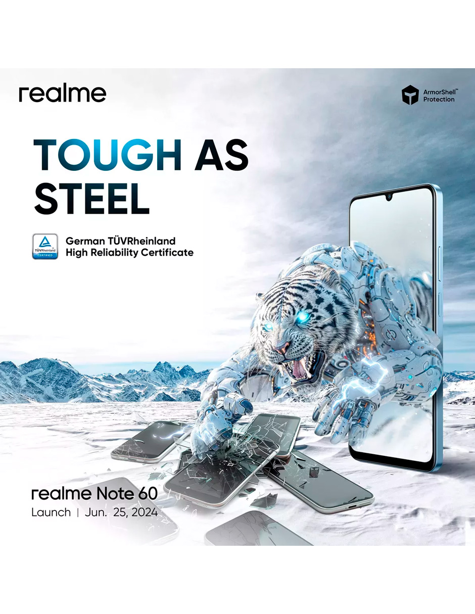 Foto 8 pulgar | Celular Realme Note60 Liberado 4 GB Negro