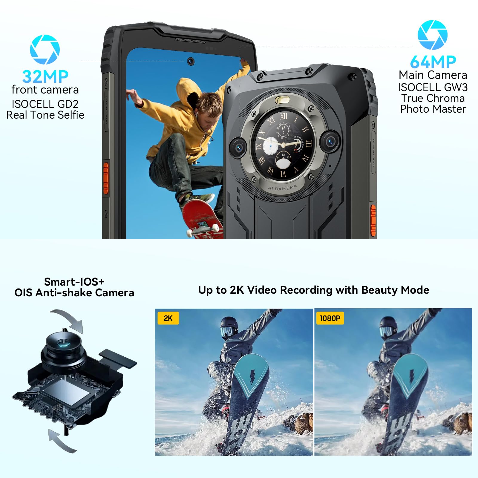 Foto 6 pulgar | Celular Blackview Bv9300 Pro Liberado 24 Gb Negro-Venta Internacional