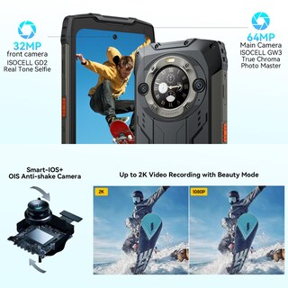 Foto 5 | Celular Blackview Bv9300 Pro Liberado 24 Gb Negro-Venta Internacional